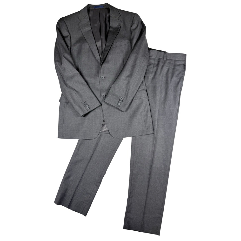 Paul Betenly Roma Suit Blazer 2 Piece 33R Charcoal 100% Wool Filarte Italy Money